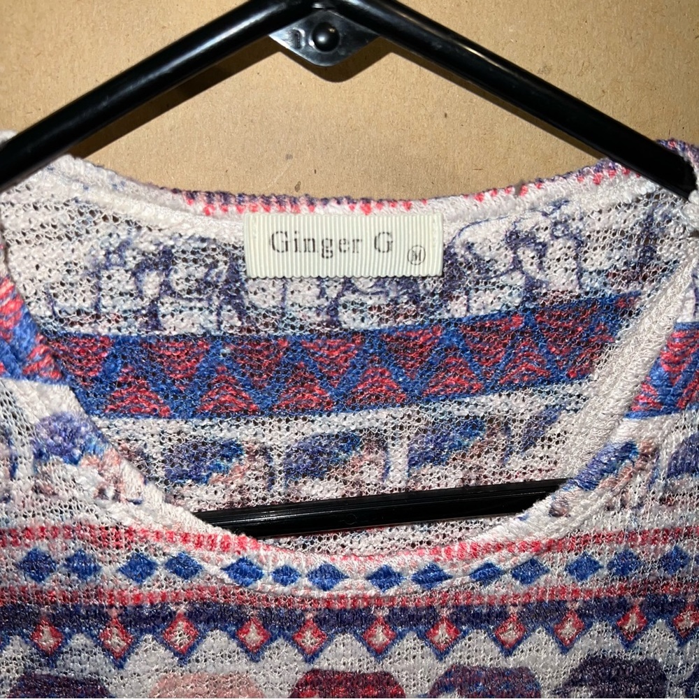 Ginger G Elephant Boho Tank Top - Picture 2 of 4